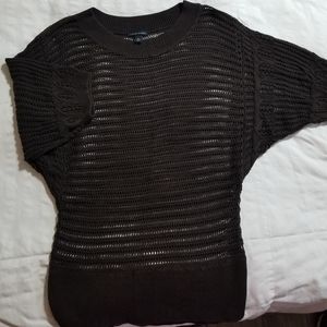 Dark brown knit sweater